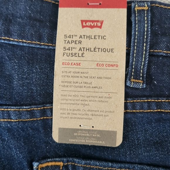 Levi's 541 Athletic Tapper Big and Tall Blue Jeans Size 46 NWT - Picture 7 of 12